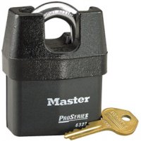 Master #6327 High Security Padlock with K1 Cylinder